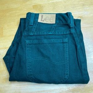 Vintage Lee Jeans, dark green, excellent condition, various sizes available.